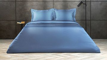 Комплект постельного белья без простыни Home (Хоум) Синий лед